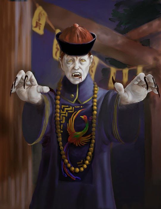 Halloween costume Chinese vampire jiang shi