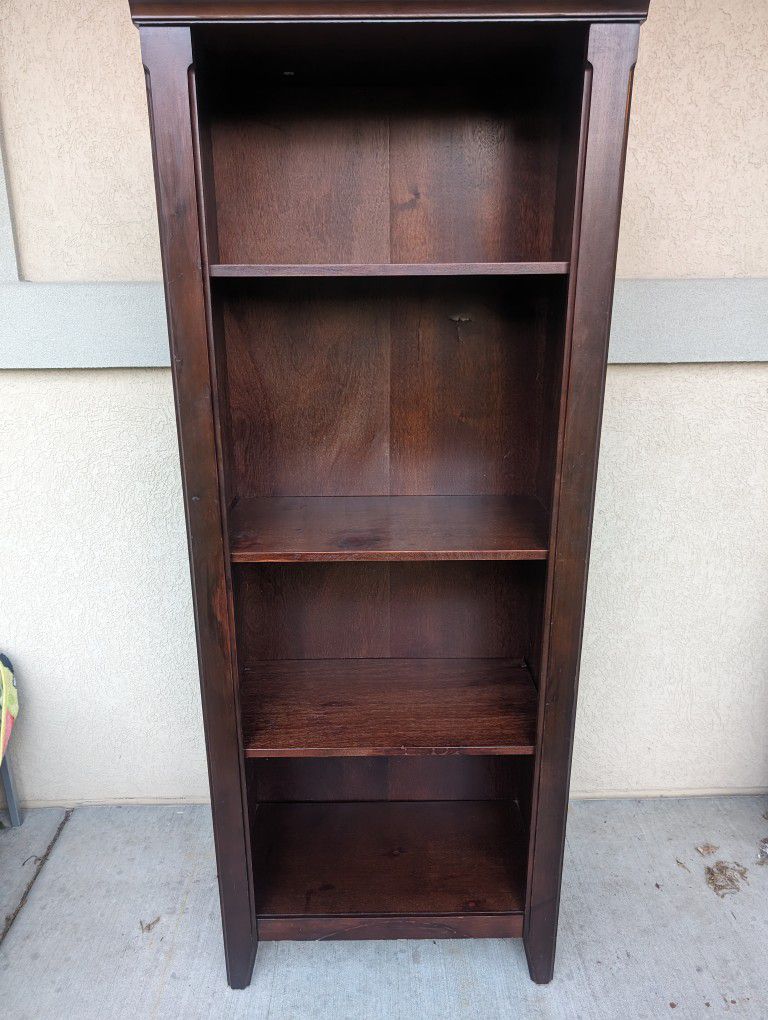 Solid Wood Classic Tower Bookcase