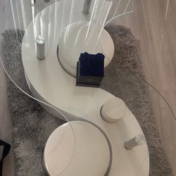 Coffee Table With Storage And Stools