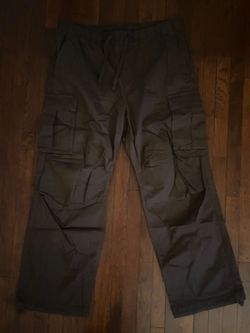 H&M Brown Large Relaxed Fit Cargo Pants