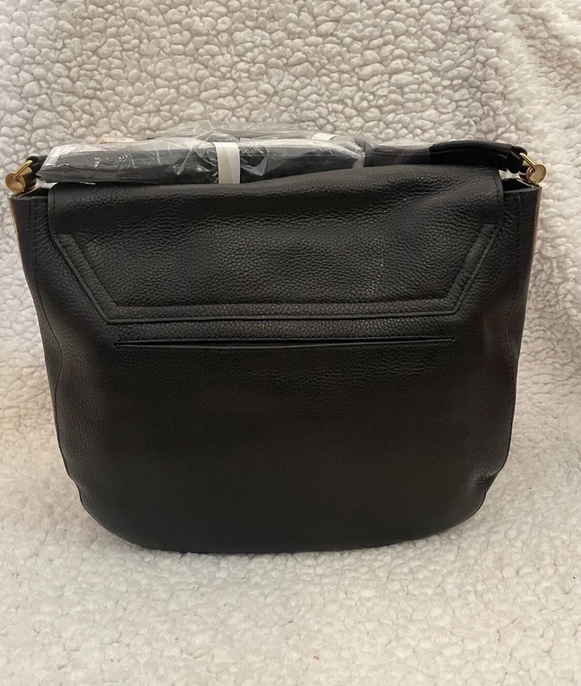 Kurt Geiger Leather Emma Large Saddle Bag for Sale in Carson CA OfferUp