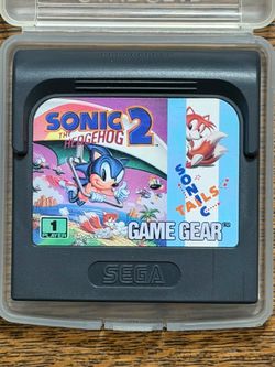 Sonic the Hedgehog 2 Sega Game Gear Cartridge