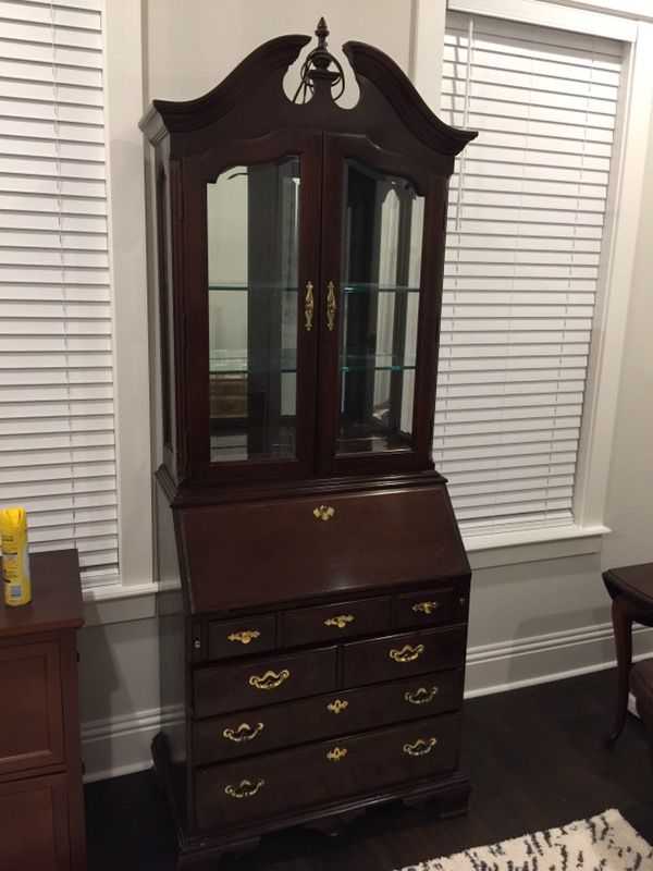 Thomasville Secretary with Drop Front Writing Desk $300