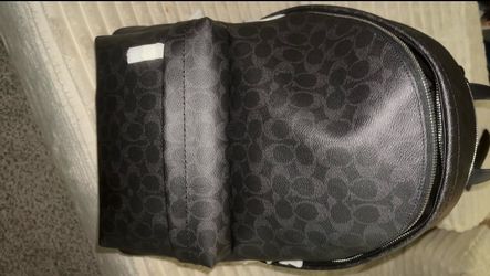 Black coach backpack
