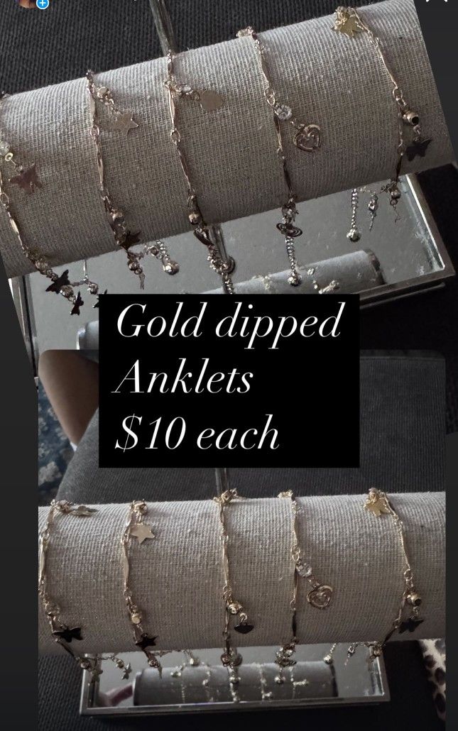 Gold Dipped Anklets