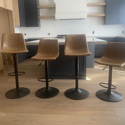 Adjustable Swivel Bar/Counter Chairs