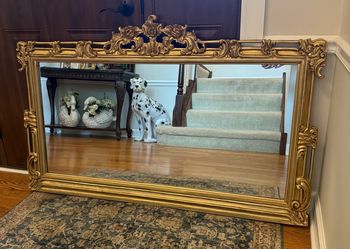Beautiful Vintage Ornate Gold Mirror