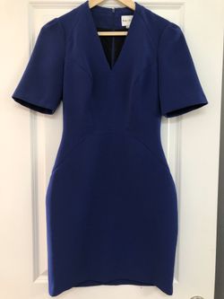 US4 Reiss navy blue dress