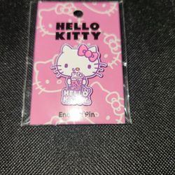 Sanrio Dtr Hello Kitty Boba Enamel Pin