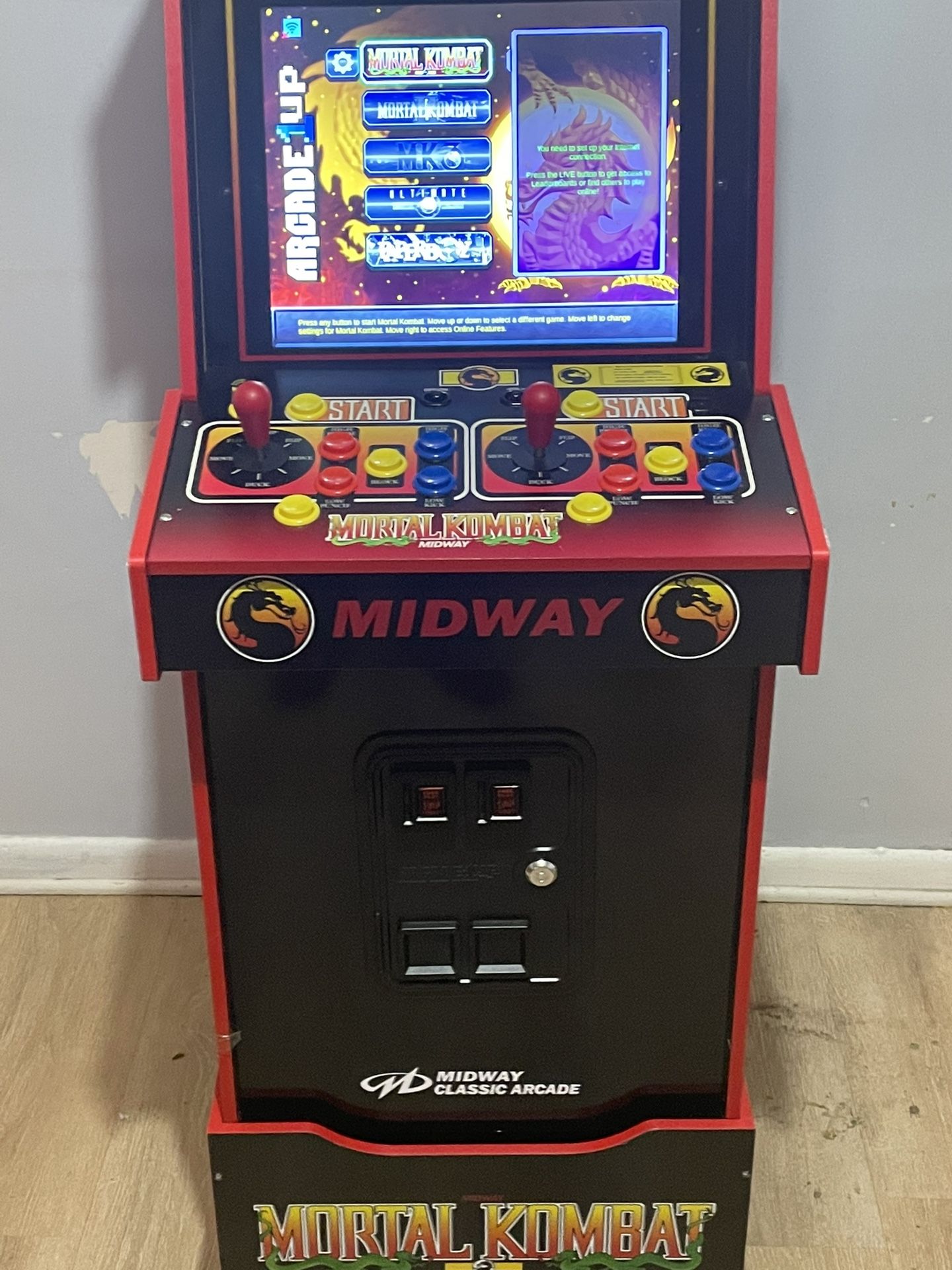 Arcade 1up Mortal Kombat Arcade Machine 