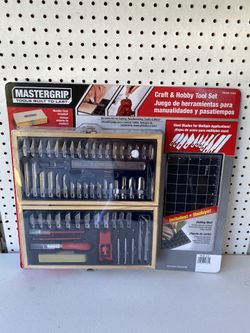 Master grip craft and hobby tool set