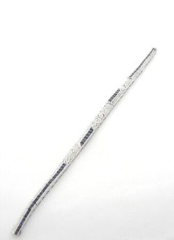 DIAMOND SAPPHIRE FILIGREE BRACELET