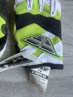 Fly Racing Dirtbike Gloves Size 3 Youth