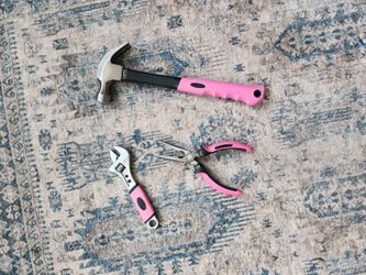 3 Piece Pink Tool Set 