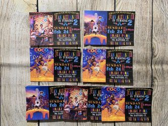 Coco birthday party invitation