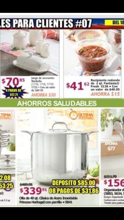 Vaporera De 40 QT  Disponible 