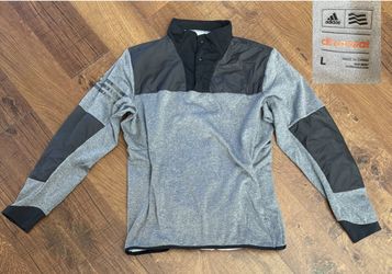 Adidas Men 1/4 Zip Pullover Sz Large