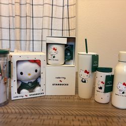 Hello kitty Starbucks limited edition complete set