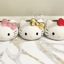 Hello Kitty Ceramic Planters 