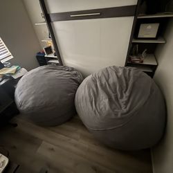 Set of King cordaroy Bean Bags