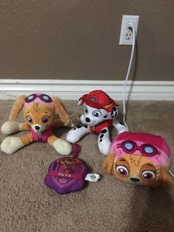 Paw patrol plushies