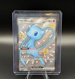 Mew ex 216/091 SV: Paldean Fates Holo