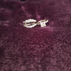 Lab Created Diamond Engagement Set