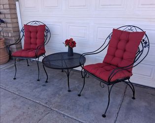 Vintage Metal Woodard Patio Set