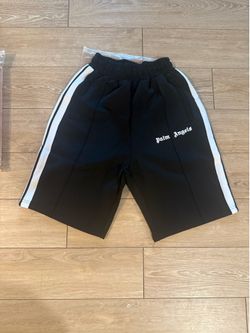 Black and white Palm Angels shorts