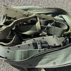 Military surplus pistol belts