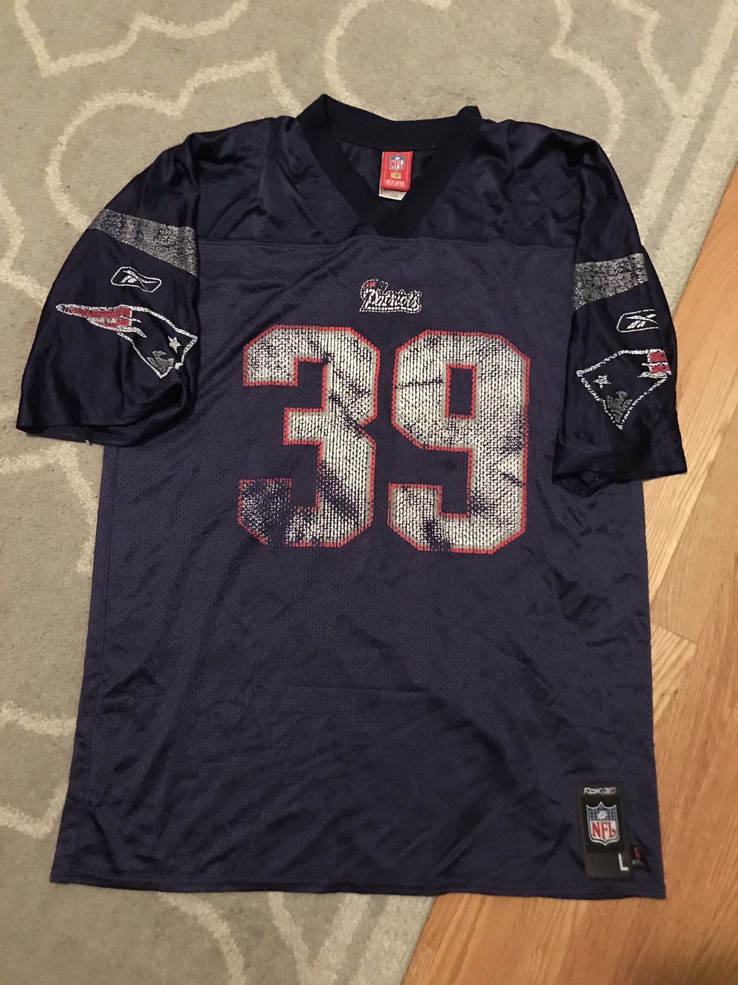 New England Patriots Large Reebok NFL Jersey Adult Football Fast Shipping 