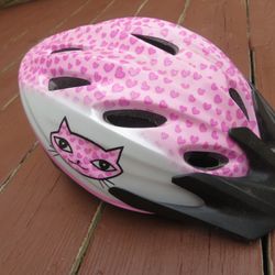 Bell pink cat bike helmet Child Racer 52 54 cm for Sale in Midland