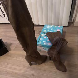 Soda Knee High Boots