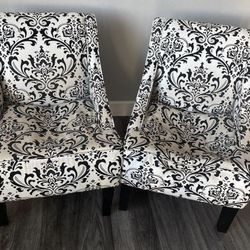 Two Modern Accent Chairs 