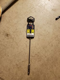 3/16 in x 12in hammer drill bit