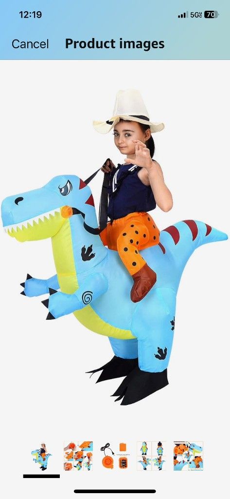 Kids Dinosaur Costume