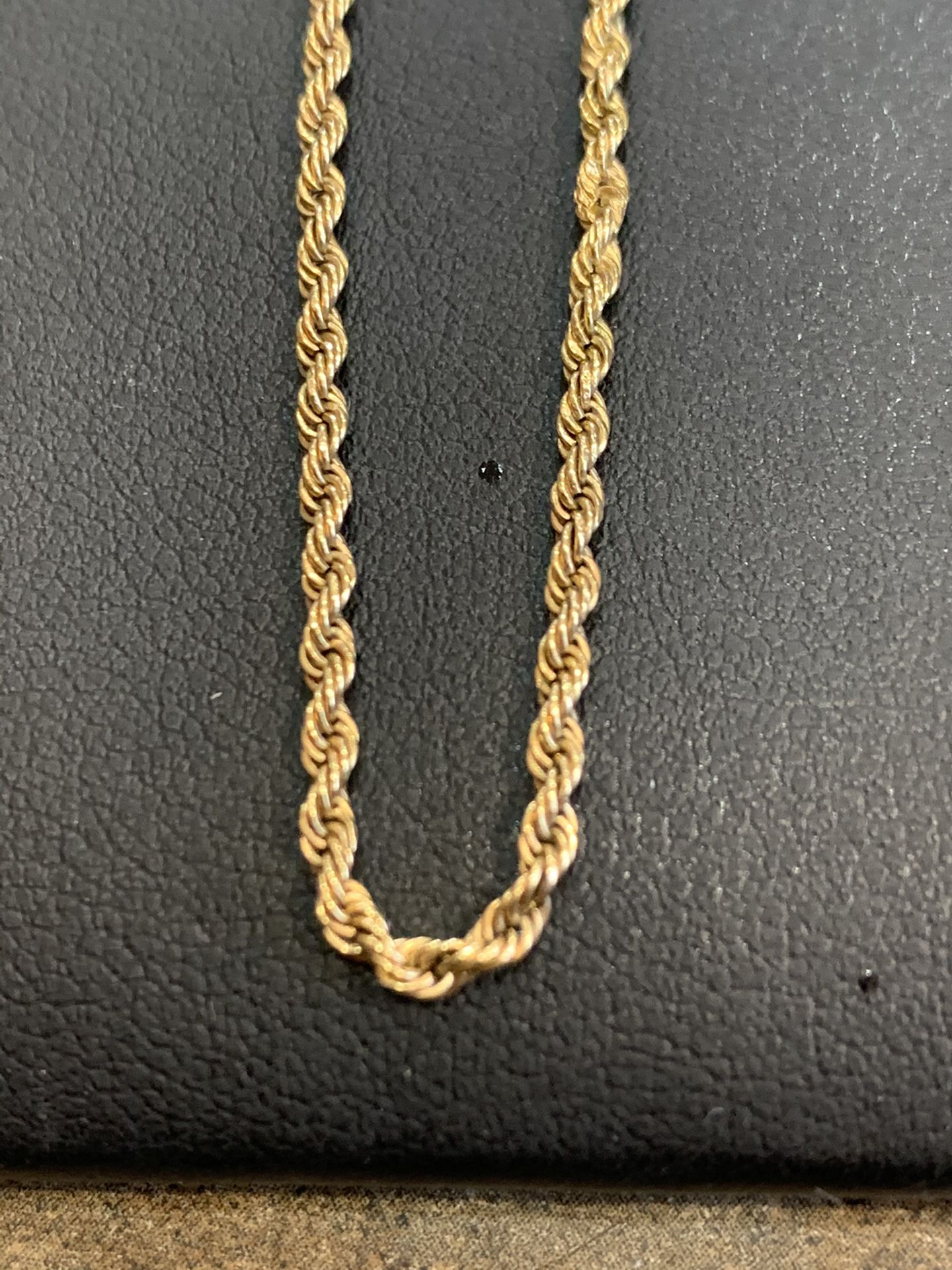 28” GOLD ROPE CHAIN 14KT 4.1G