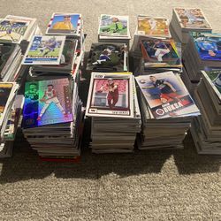 Mixed Box Of Sports Cards