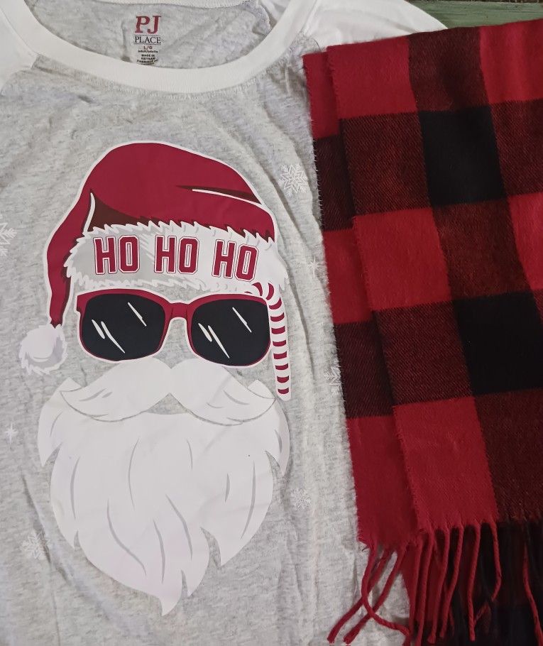 Santa Pj Shirt Adult