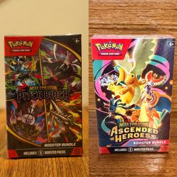 Ascended Heroes Booster Bundle & Pitch Black Booster Bundle