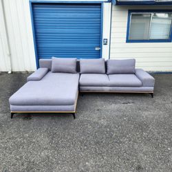 Sleeper Sofa With Lounge Chaise + Storage FREE DELIVERY 