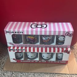 Hello Kity Glass Cups 