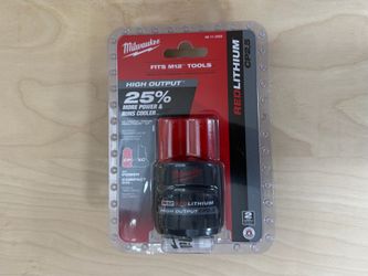 Milwaukee M12  2.5 high output battery