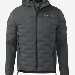 KUIU AXIS THERMAL HYBRID HOODED JACKET | GUNMETAL