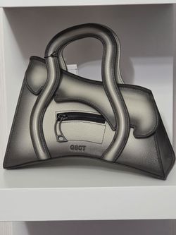 MSCHF Global Supply Chain Telephone GSCT Handbag in Fade to Gray Color