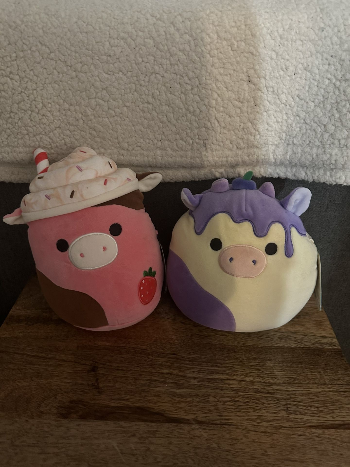 2 New Squishmallows Cows With Tags. 10 Dollars Each