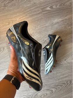 Adidas +F50.7 Tunit FG Black Football Boots Size 12 US Men