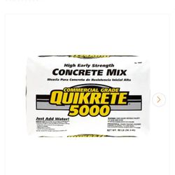 2 Bags Quikrete 5000