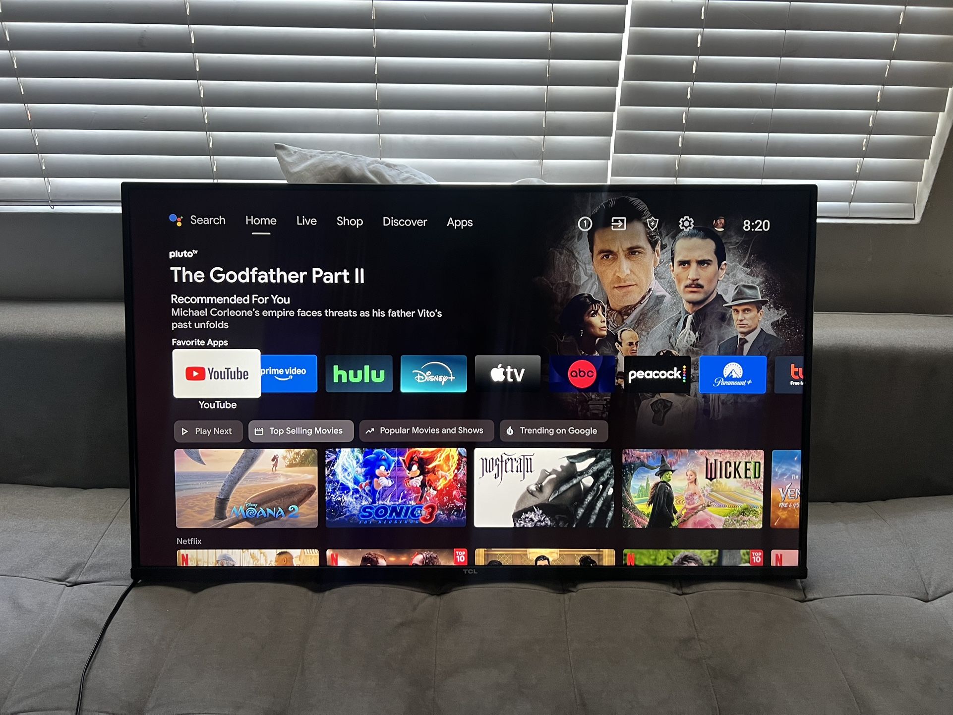50 Inch 4K Sony Smart TV