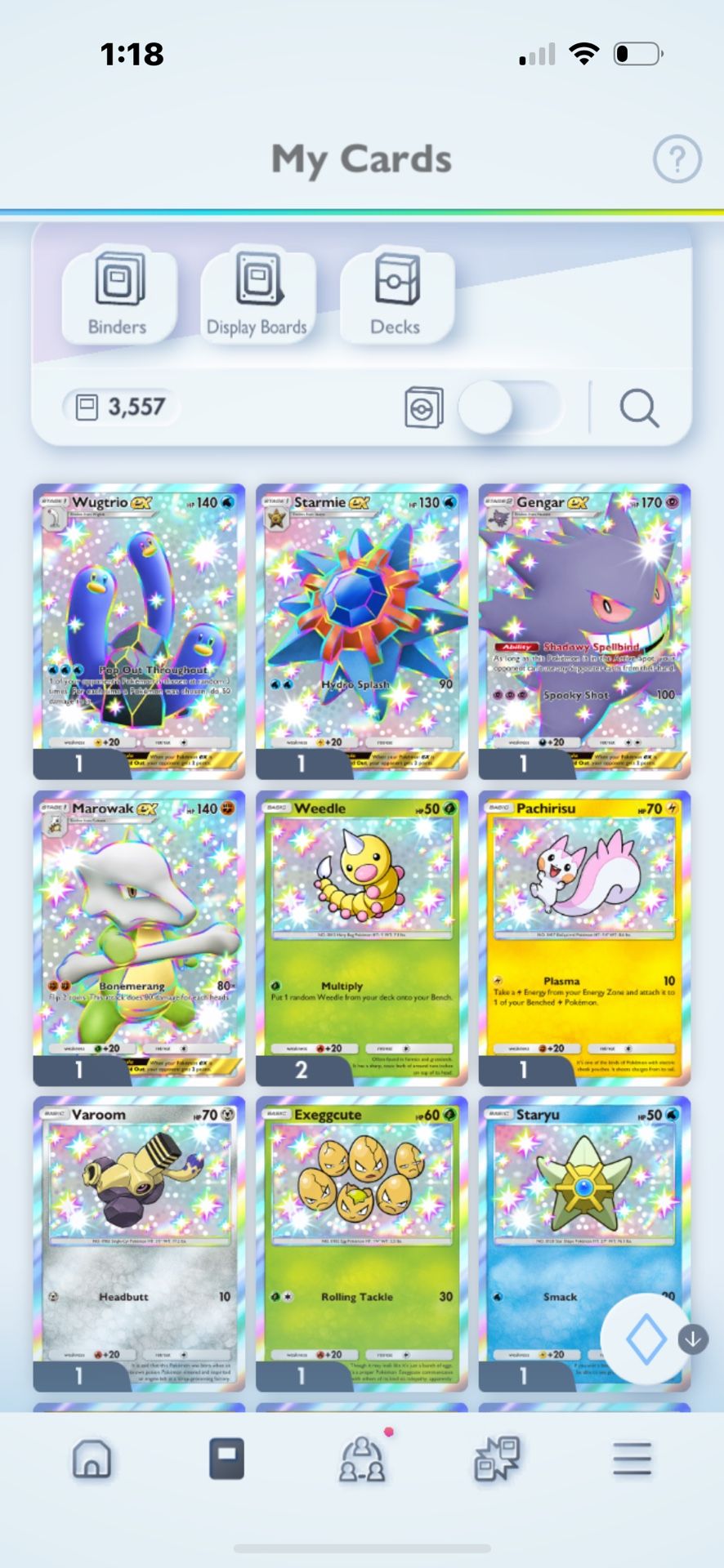 Pokemon TCG account